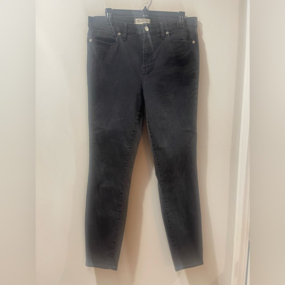 Madewell High Rise Black Skinny Jeans size 31